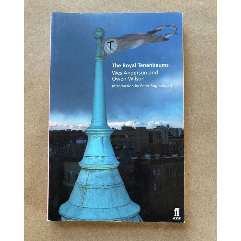 The Royal Tenenbaums Screenplay Wes Anderson Owen Wilson Faber Film Script